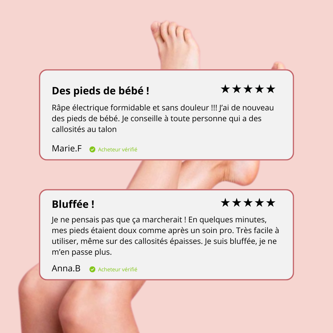 Livencare L7-C PRO - Râpe pied électrique